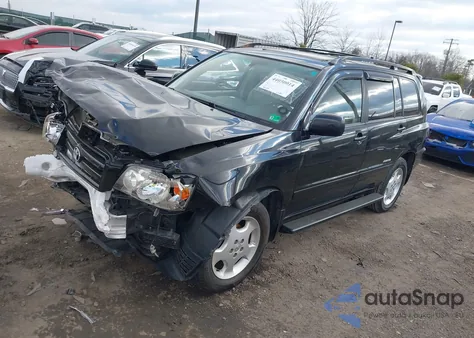 2007 Toyota Highlander Limited V6 из США, поврежденный, VIN JTEEP21AX70226170